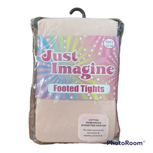 Kids Just Imagine Pink Footed Tights